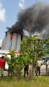 JUST IN: Fire guts GRA offices near Kwame Nkrumah Circle
